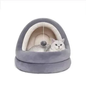 PetGains PGE Washable Plush Cat & Dog Sofa Nest Bed