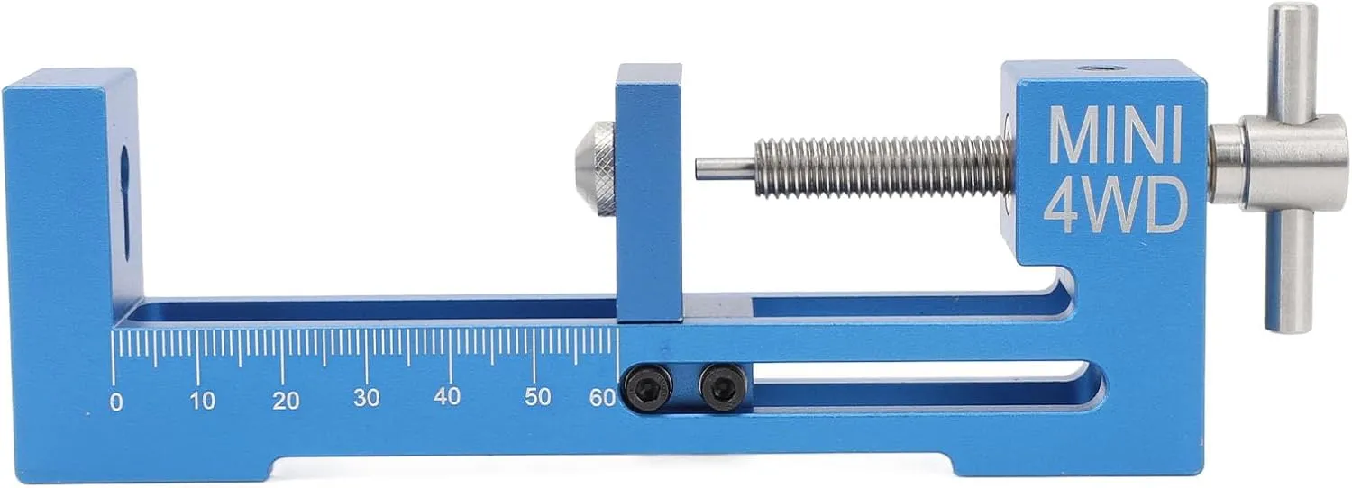 Pilipane Aluminium Alloy Tire Installer Wheel Loader Tires Fitter Device for RC Mini 4 Wheel Drive Racing Car DIY Parts Durable Portable Easy to Use Tool for Enthusiasts (Blue)