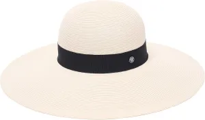 Pineapple&Star Jeune Wide Brim Sun Straw Beach Hat Fine Braid UPF50  for Women