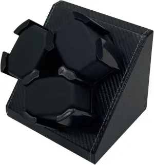 pistro 3 Watch Winder for Automatic Watch, PU Leather Organizer with 2 Rotation Modes, Desktop Box Collector for Mechanical Watches