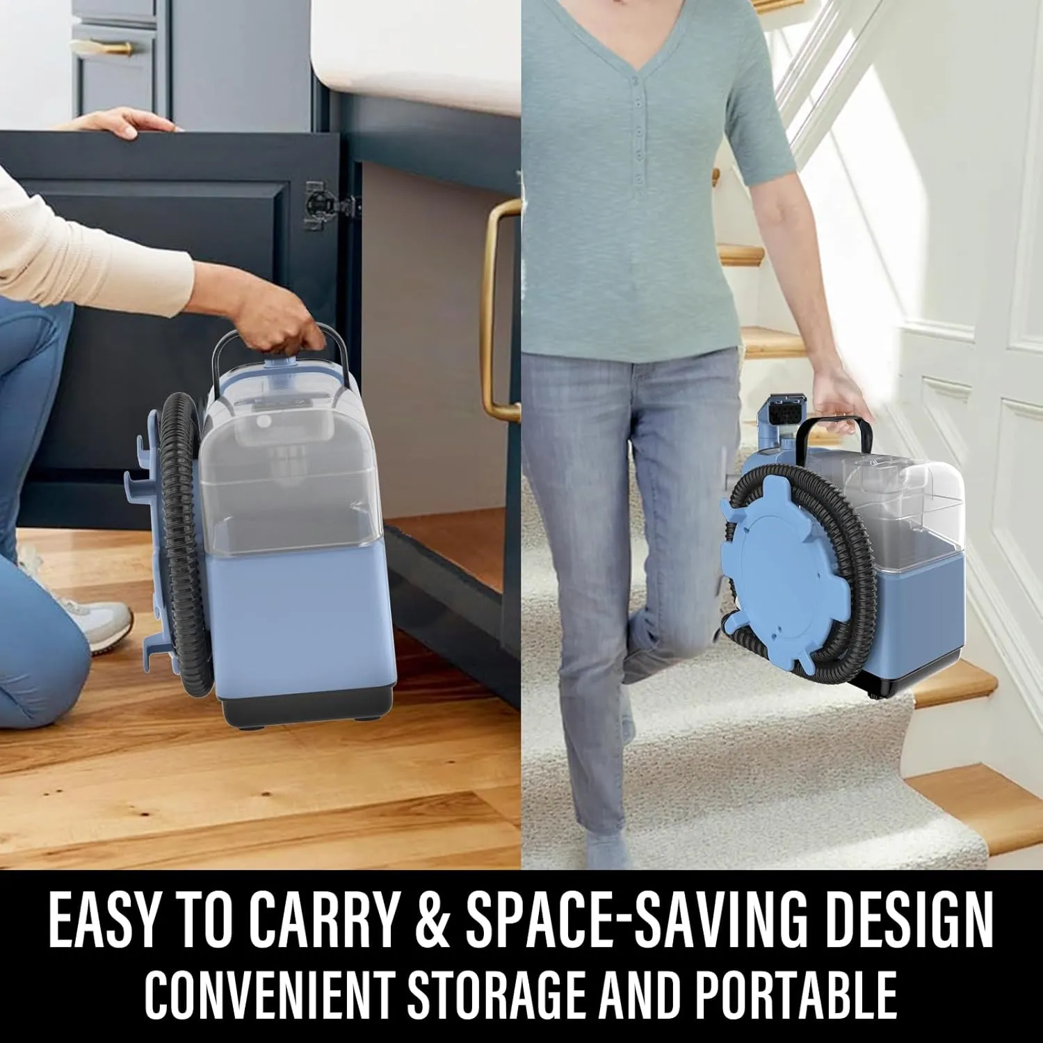 Portable Carpet & Upholestery Cleaner Machine for Pets, Spot, Stain,Couch Cleaner Machine with 12Kpa Powerful Suction,Car/Auto Detailer