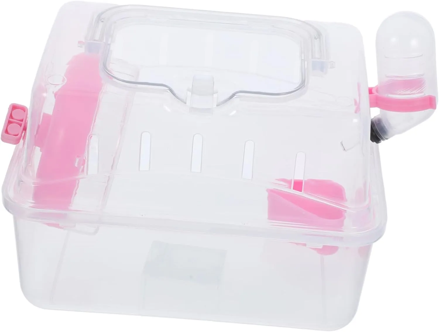 Portable Hamster Cage Observation Window Small Animal Travel Carrier for Outdoor