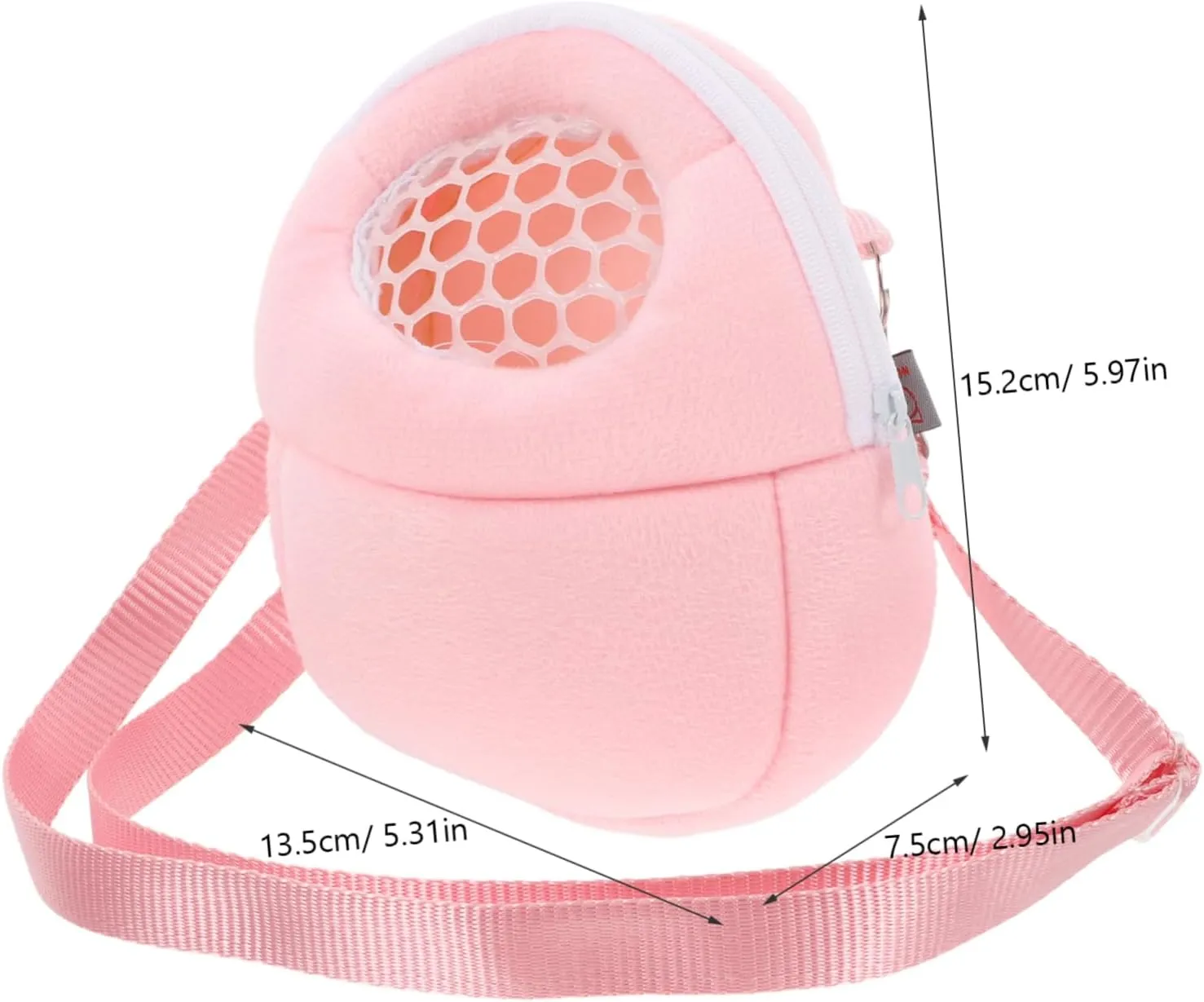 Portable Hamster Carrier Bag Breathable Mesh Design for Small Animals for Travel with Squirrels Chinchillas and Guinea Pigs Compact and Convenient Shoulder Bag