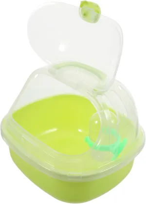 Portable Hamster Travel Cage Breathable Carrier for Small Pets for Outdoor Use Comfortable Safe Design for Hamsters Rats Sugar Gliders Fluorescent