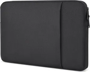 Portable Monitor Case 18.5 inch, Padded Shockproof Protective Carrying Sleeve for Most 18.5" Portable Monitors, Water-Resistant Monitor Display Bag Cover with Accessory Pocket -Black