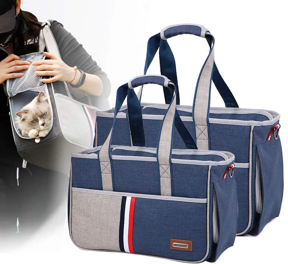 Portable Pet Carrier Cat Carrier Dog Carrier Pet Travel Carrier Cat Carrier Handbag Shoulder Bag for Cats Dogs Pet Kennel