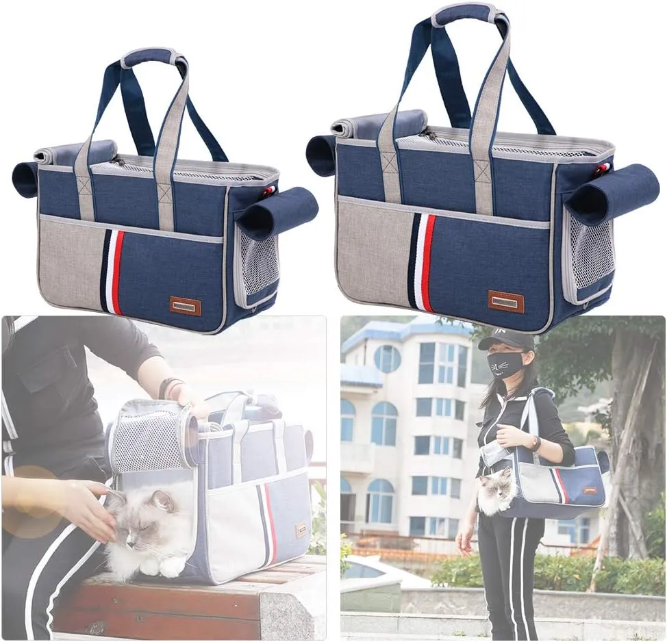 Portable Pet Carrier Cat Carrier Dog Carrier Pet Travel Carrier Cat Carrier Handbag Shoulder Bag for Cats Dogs Pet Kennel