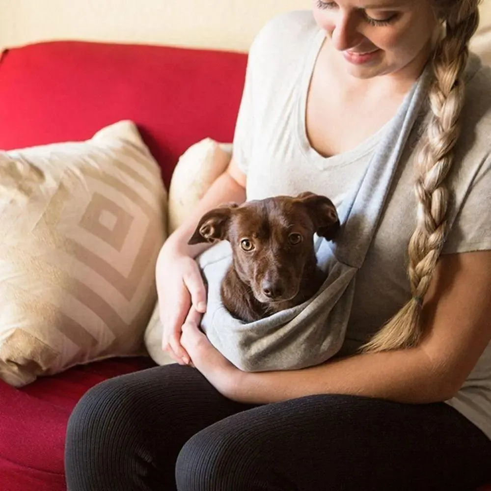 Portable Pet Sling Carrier Shoulder Bag for Small Dogs and Cats Travel Outdoor