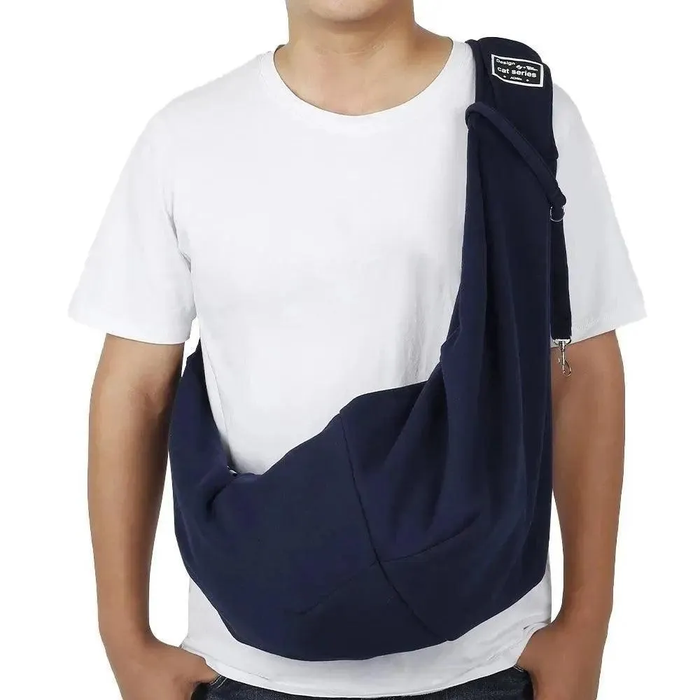 Portable Pet Sling Carrier Shoulder Bag for Small Dogs and Cats Travel Outdoor