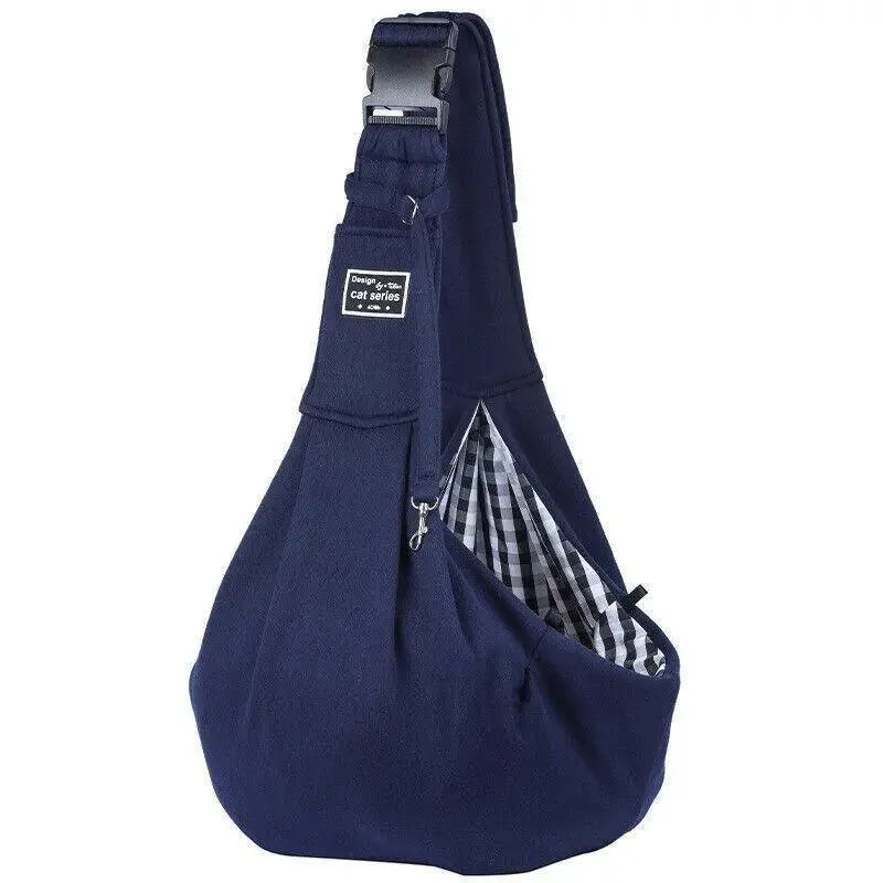 Portable Pet Sling Carrier Shoulder Bag for Small Dogs and Cats Travel Outdoor