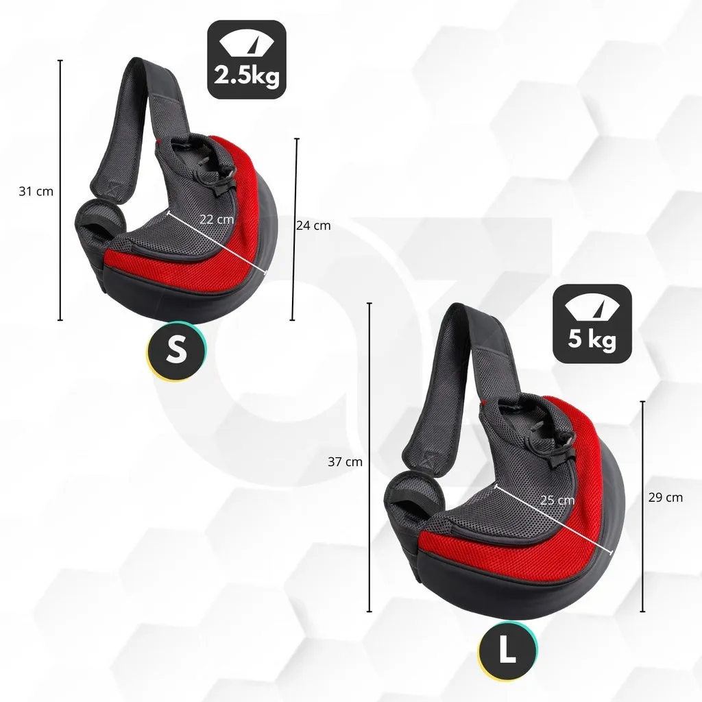 Portable Pocket Sling Pouch (Small - Red)