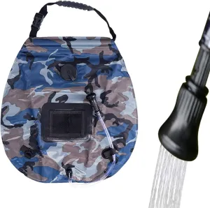 Portable Shower Bag PVC Travel Washing Kit Camping Accessories 5 Gallons 20 Liters Suitable for Outdoor Travel Camping Hiking 18.5x19.6inch