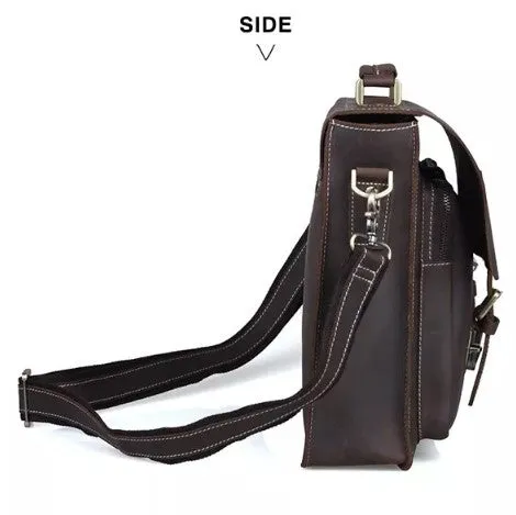 Premium Quality Cows Hide Leather Business Satchel