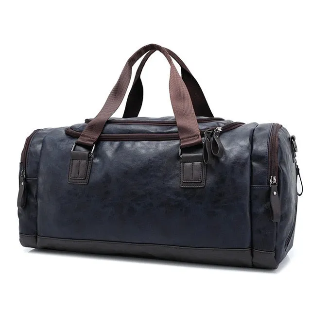 Problem-free return Messenger Duffel Handbags Bags Efficient returns Men Leather Casual  Travel Bag Travel Capacity New PU 2020 Large