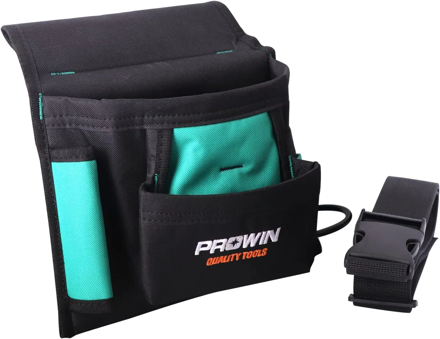 Prowin Pockets Waterproof Canvas Fabric Carpenters Plumbers Multisize 13 to 23 inches Heavy Duty Electrical garden Tool Bag multi tool pouch with belr Tool Bag Large Capacity