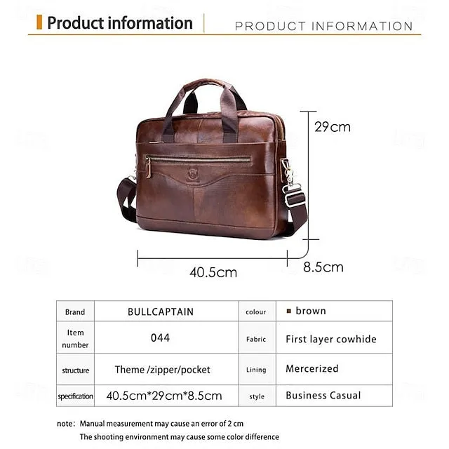 PU Leather Laptop Shoulder Messenger Bag Briefcase15.4 Inch Laptop Bags High Quality Business Massager Bag Men Brand Real Leather Handbags