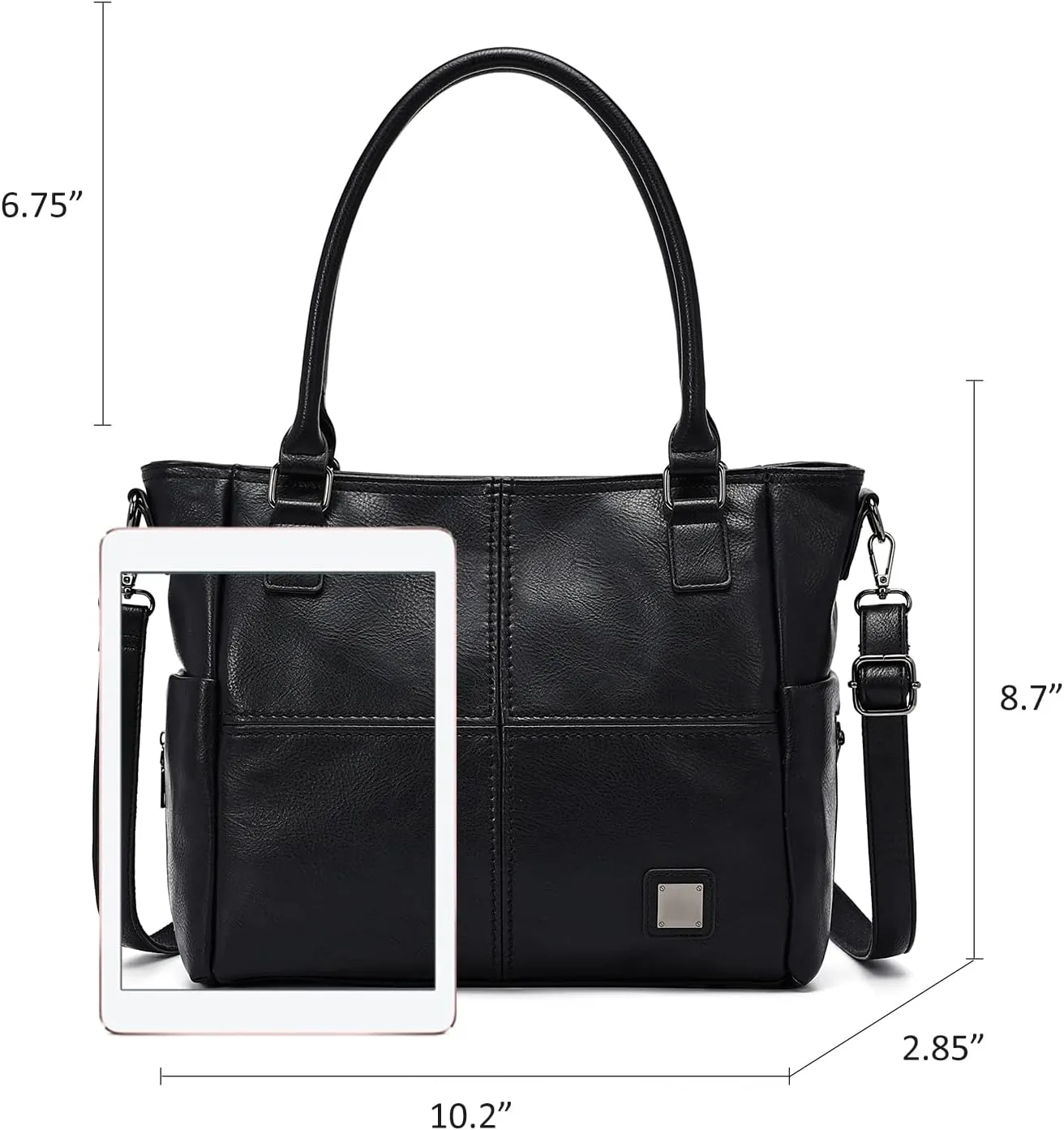 Pursess for Women，Soft PU Leather Handbags ，Large Capacity Purse， Fashion Crossbody Bags, Top Handle Satchel