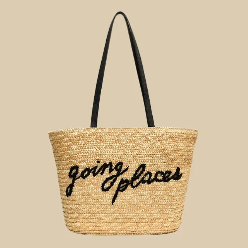 Raffia Beach Bag