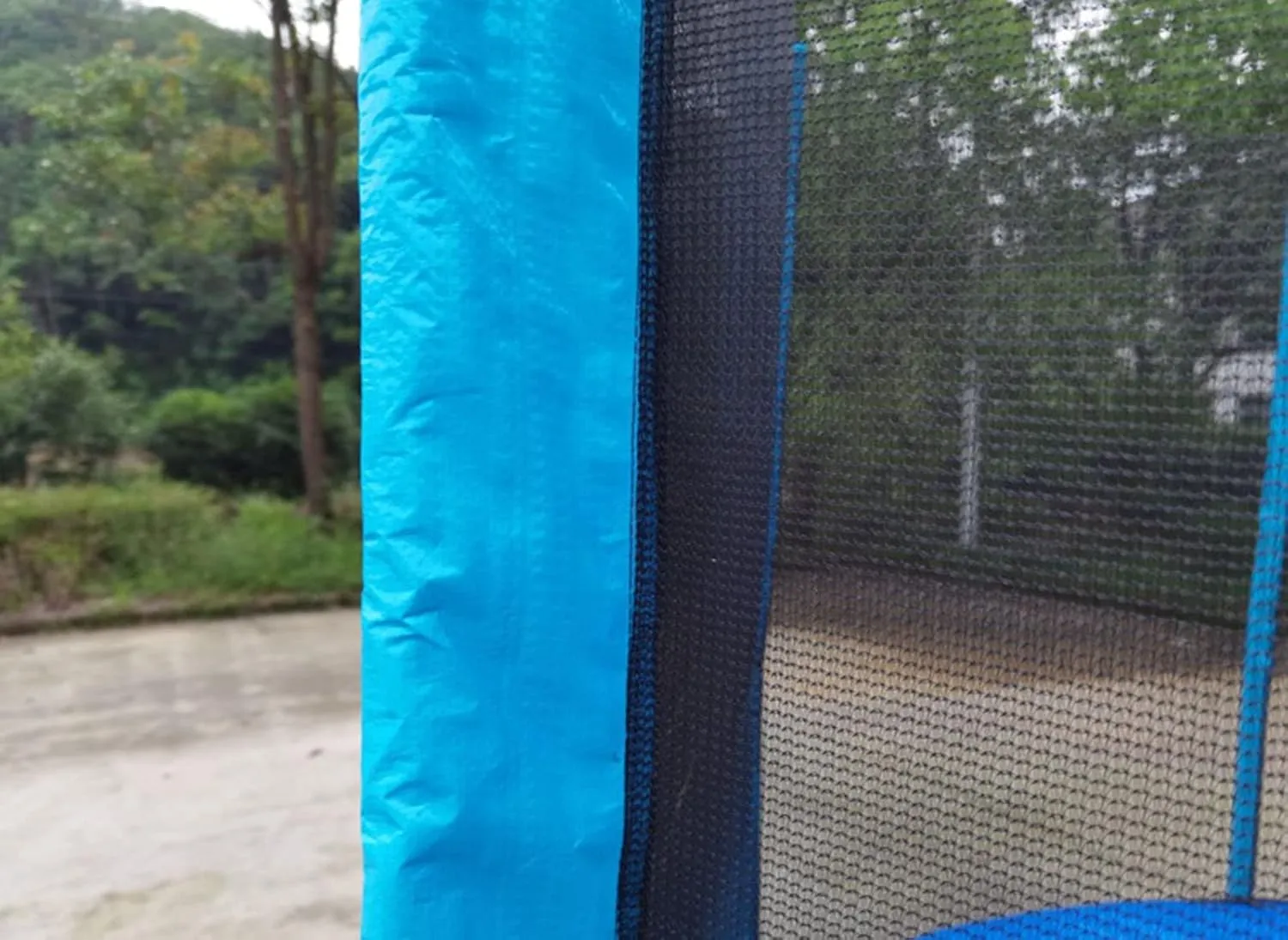 Replacement Trampoline Cover, Replacement Trampoline Safety Net, Blue UV Resistant Tear Resistant Trampoline Enclosure Surround Netting for 8FT 10FT 12FT Trampoline Accessories