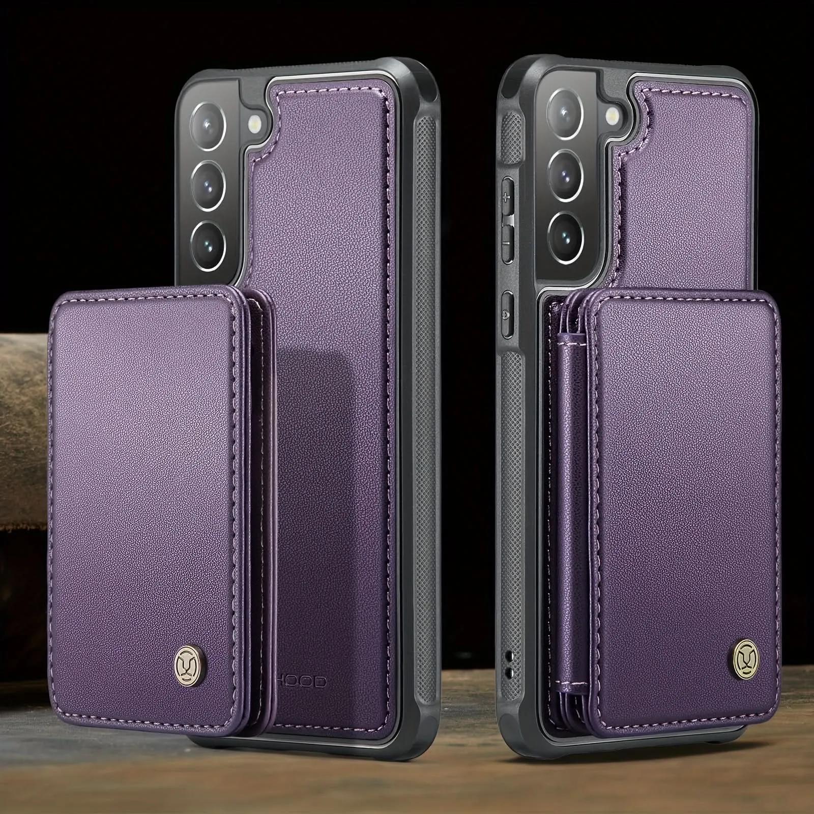 RFID Blocking 2-in-1 Detachable Wallet Case for Samsung Galaxy S23 Ultra