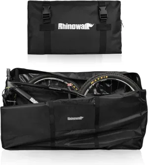 Rhinowalk Bike Carrying Bag for 26 to 27.5 inch MTB Mountain Bike/700C Road Bike Transport Luggage Travel Case