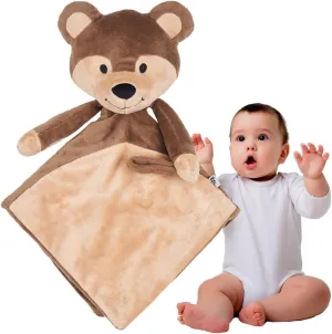 Riff Raff Sleep Soother Sleep Aid Lullaby for Newborn/Baby 0  Months, Portable White Noise Plush Sound Machine, Heartbeat & White Noise Plush, Washable Stuffed Animals for Babies w/Velcro Strap - Bear