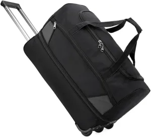 Rolling Luggage with Wheels Expandable Foldable Gym Bag with Wheels and Handle Travel Duffel Bag for Travel Rolling Luggage Bag Carry On Duffel Bag, Wheeled Travel Travel Trolly Bag
