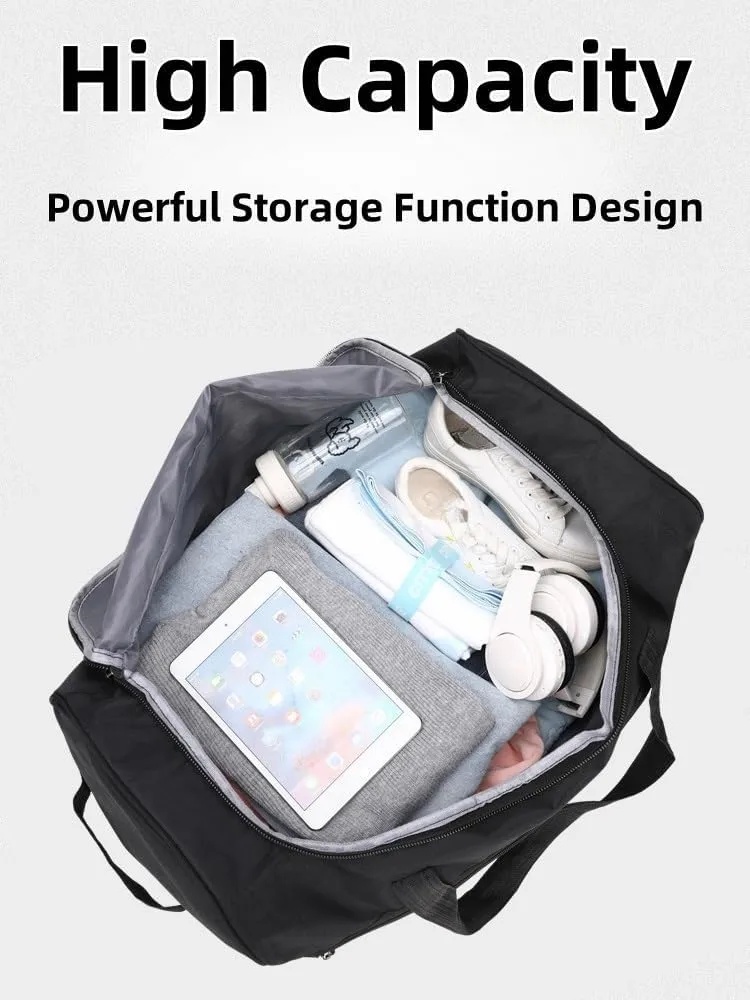 Rolling Luggage with Wheels Expandable Foldable Gym Bag with Wheels and Handle Travel Duffel Bag for Travel Rolling Luggage Bag Carry On Duffel Bag, Wheeled Travel Travel Trolly Bag