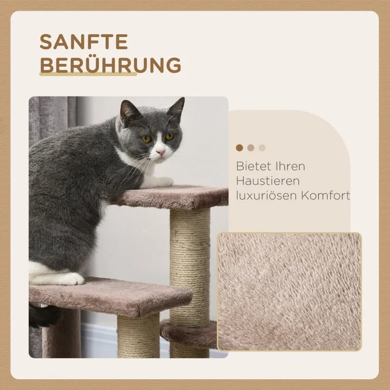 Rootz Pet Staircase - Cat Climbing Steps - Kitty Play Tower - Helps Reach High Areas - Compact & Portable - Sturdy Design - 45cm x 40cm x 48cm