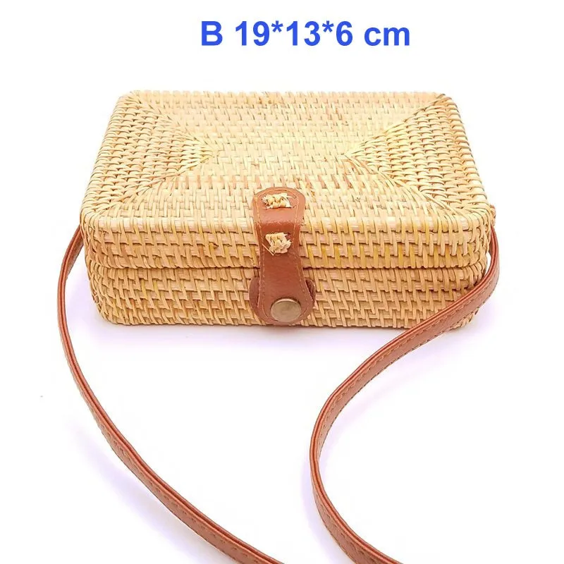 Round Bali Summer Straw Bags - 14 styles