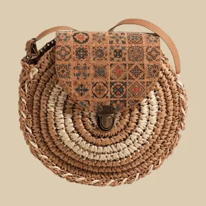 Round Straw Bag | Natania
