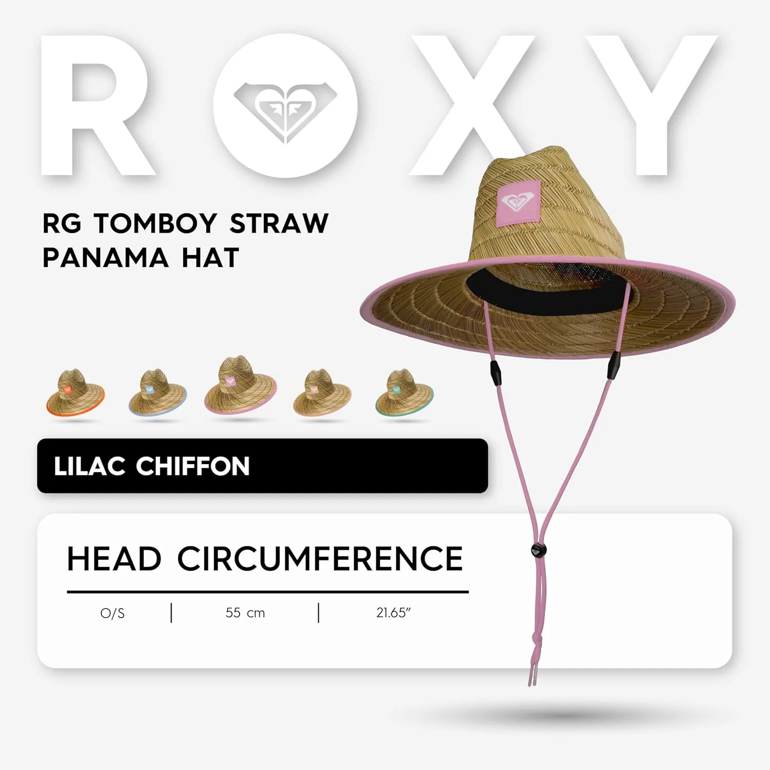 Roxy Girls' Tomboy Straw Panama Hat