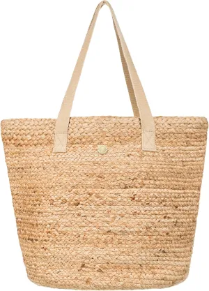 Roxy Women's Beach Tote Bag | Travel | Vacation | Straw | Lightweight | Breathable