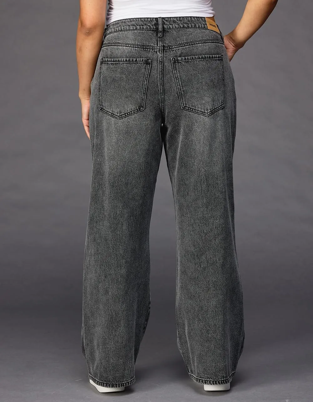 Rsq Womens High Rise Baggy Jeans