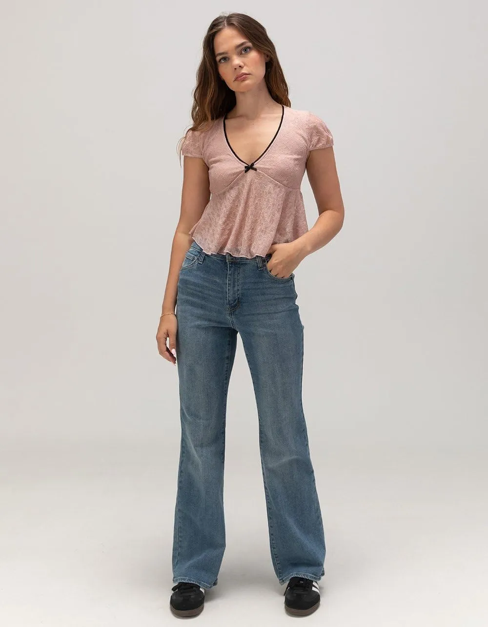 Rsq Womens High Rise Flare Jeans