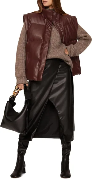 RTR Design Collective Faux Leather Vest