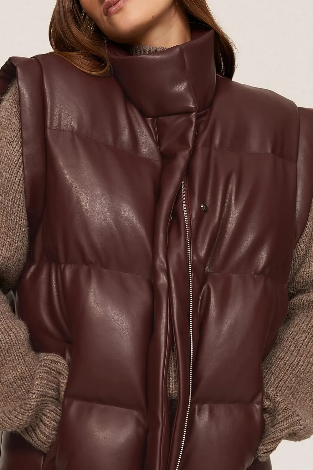 RTR Design Collective Faux Leather Vest