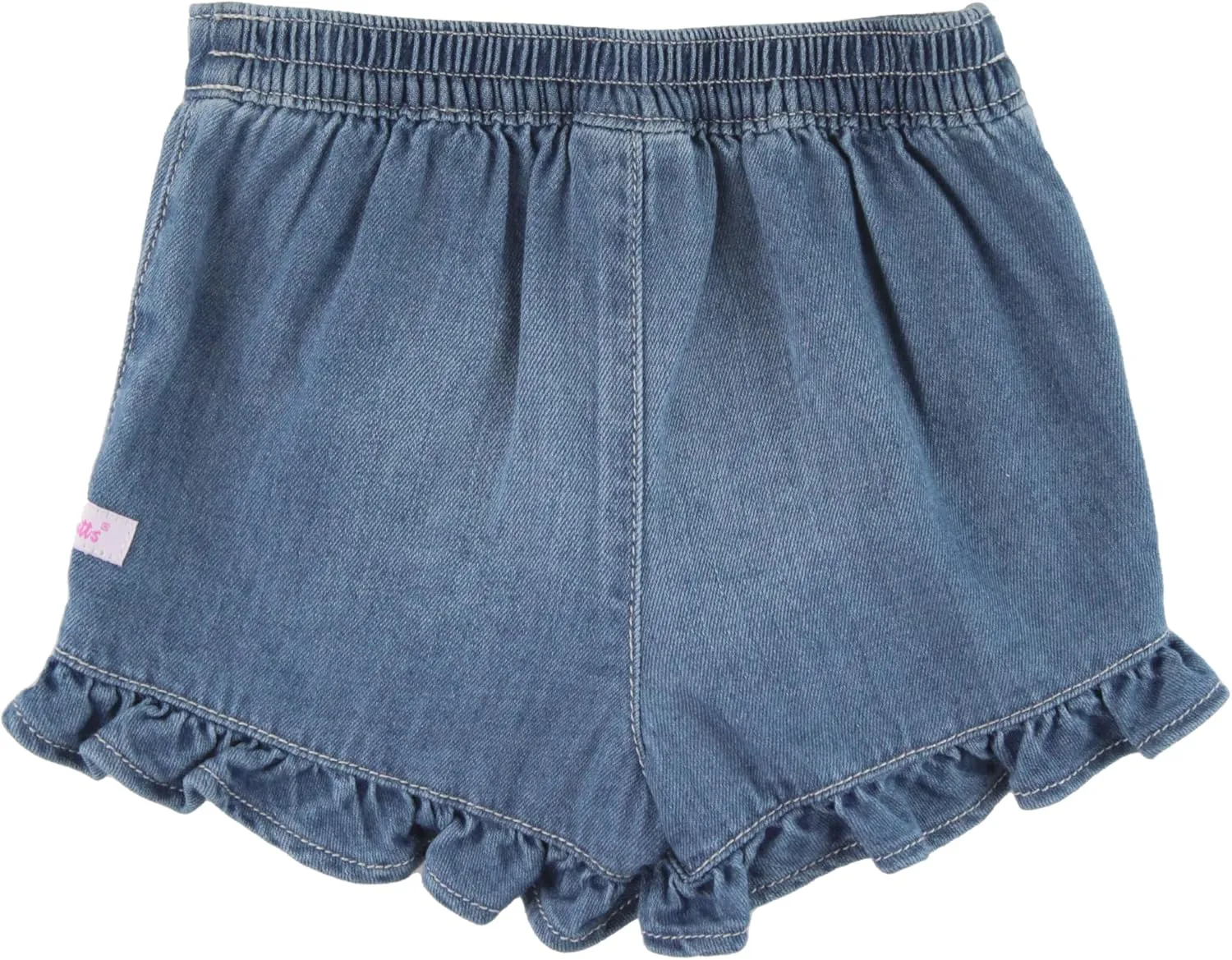 RuffleButts Baby/Toddler Girls Stretch Denim Jean Skirt