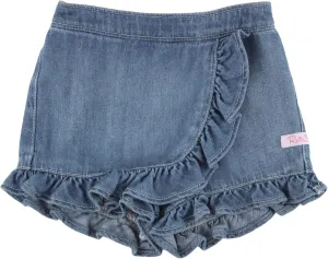 RuffleButts Baby/Toddler Girls Stretch Denim Jean Skirt