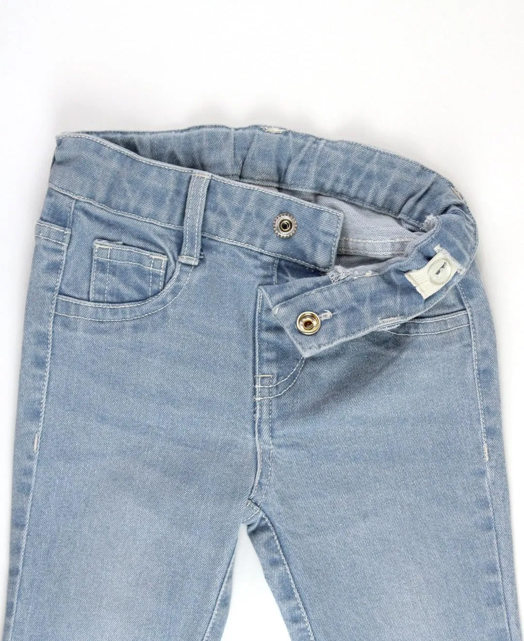 RuffleButts® Girls Stretchy Denim Skinny Jean Jeggings