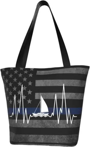 Sailing Heartbeat Fashion Shoulder Bag Large Capacity For Man Or Woman