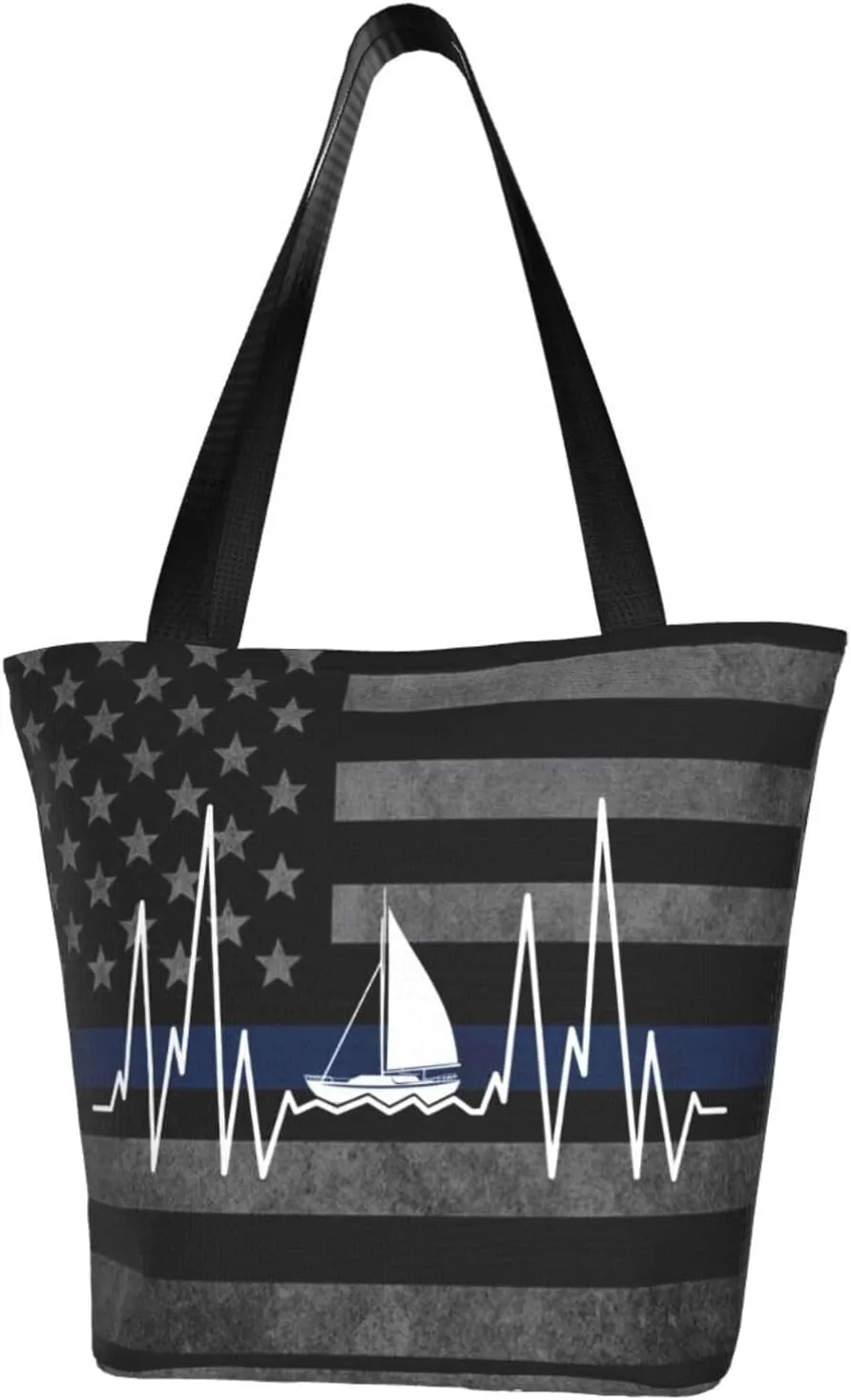 Sailing Heartbeat Fashion Shoulder Bag Large Capacity For Man Or Woman