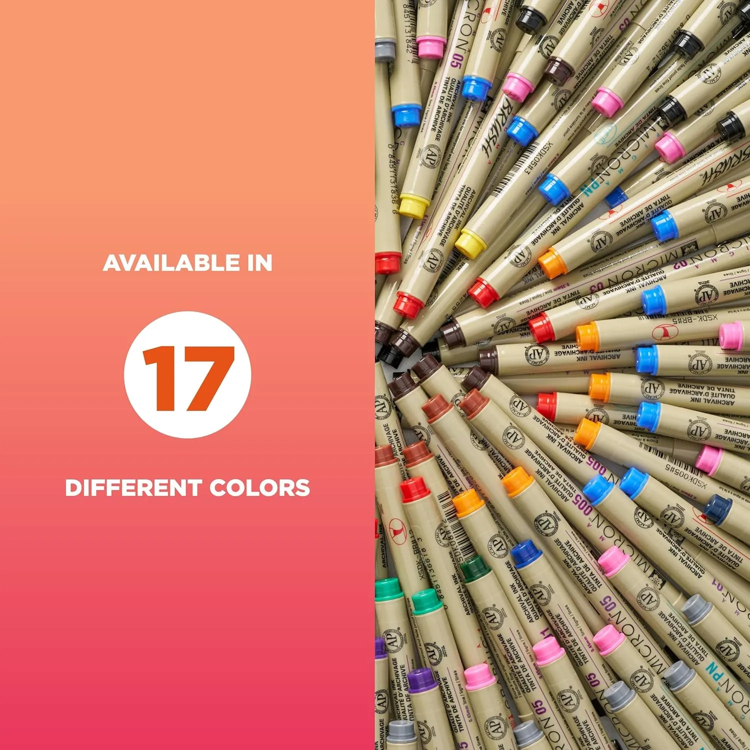 SAKURA Pigma Micron Fineliner Pens - Archival Black Ink Pens - Pens for Writing, Drawing, or Journaling - Black Ink - 01 Point Size - 6 Pack
