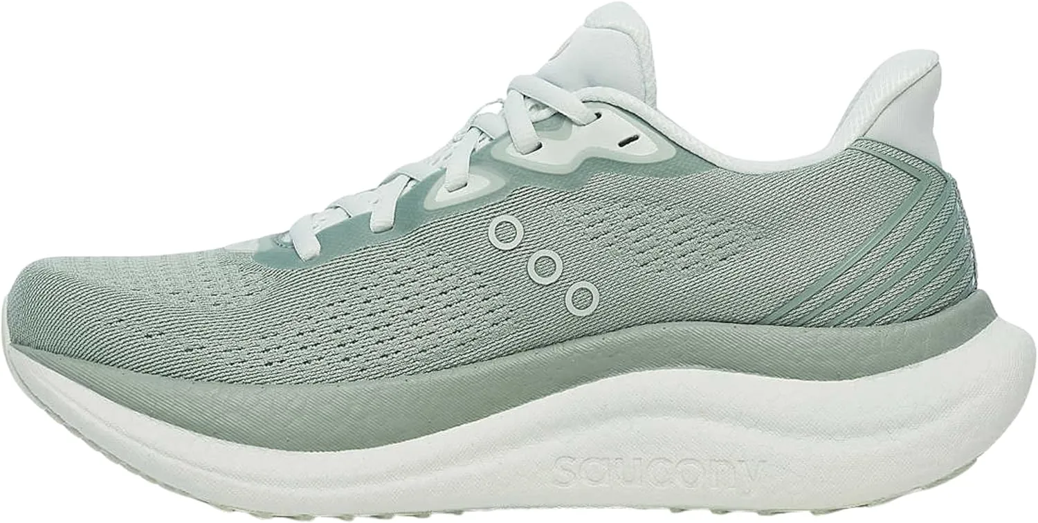 Saucony Women's Triumph 23 Sneaker, Iceberg/Aloe, 10