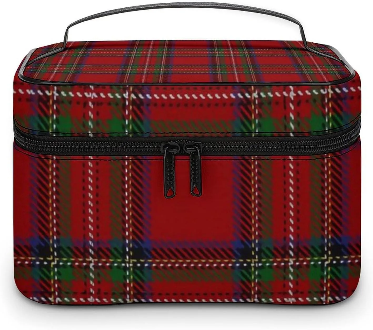 Scottish Clan Stewart Red Tartan Large Capacity Soft And High-value Practical Makeup And Wash Bag
