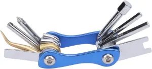 Scuba Diving Multi Tool 8 in 1 Stainless Steel Compact Portable Foldable Dive Repair Tool for BCD Cylinder Maintenance and Equipment Installation