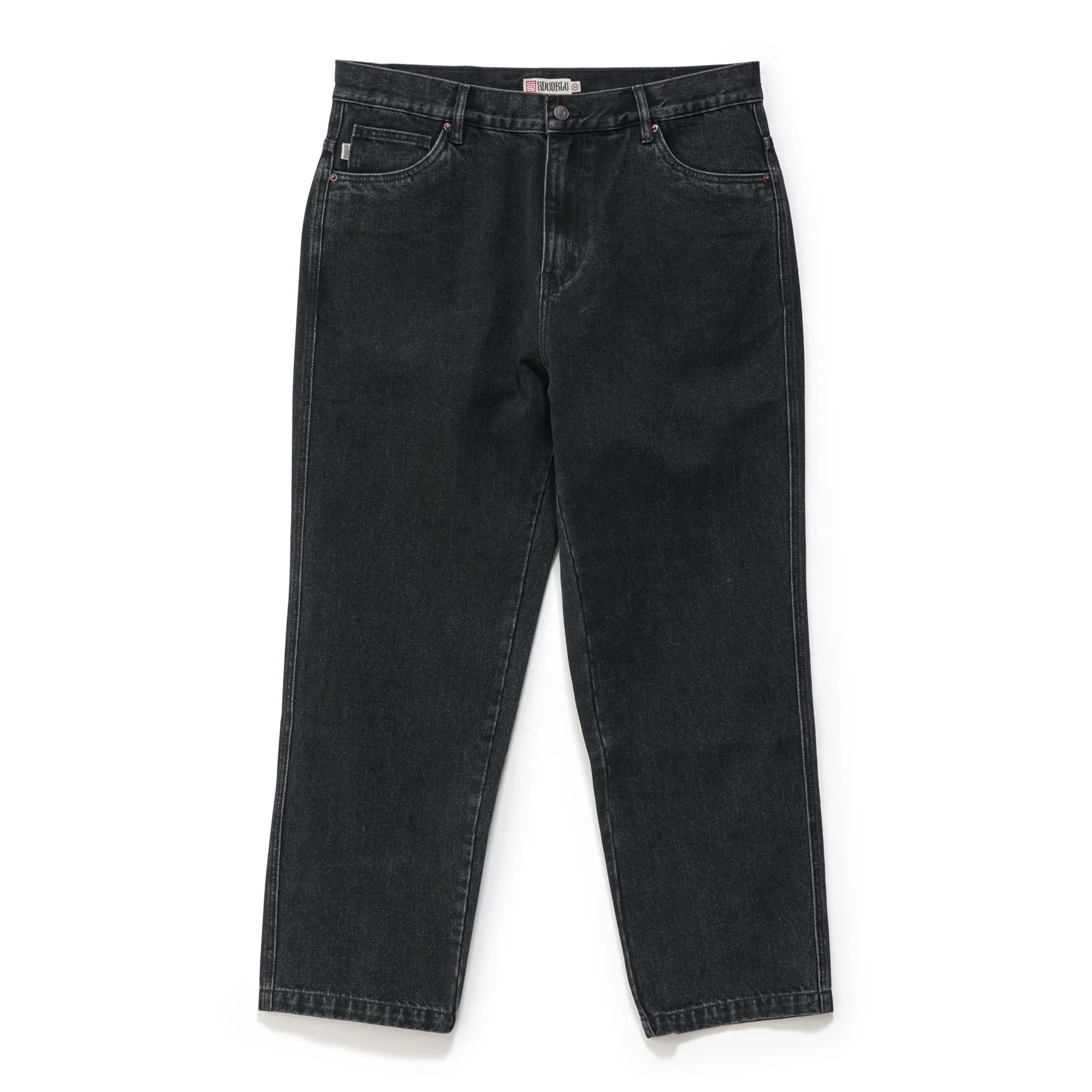 S/DOUBLE Denim Standard Jean Faded Black