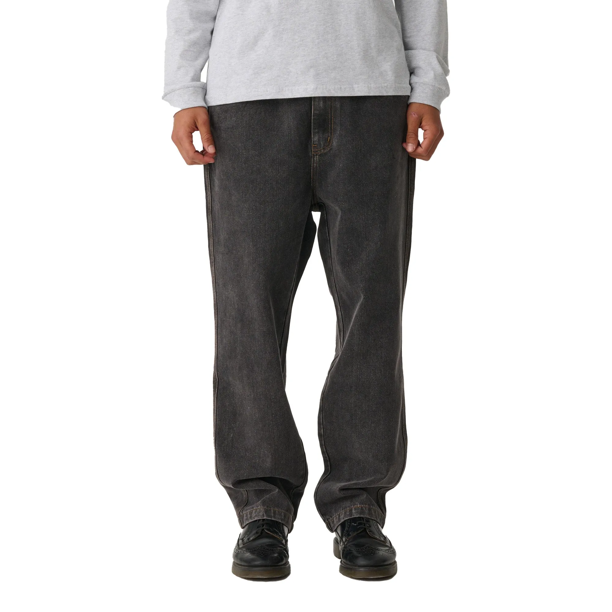 S/DOUBLE Denim Standard Jean Faded Black