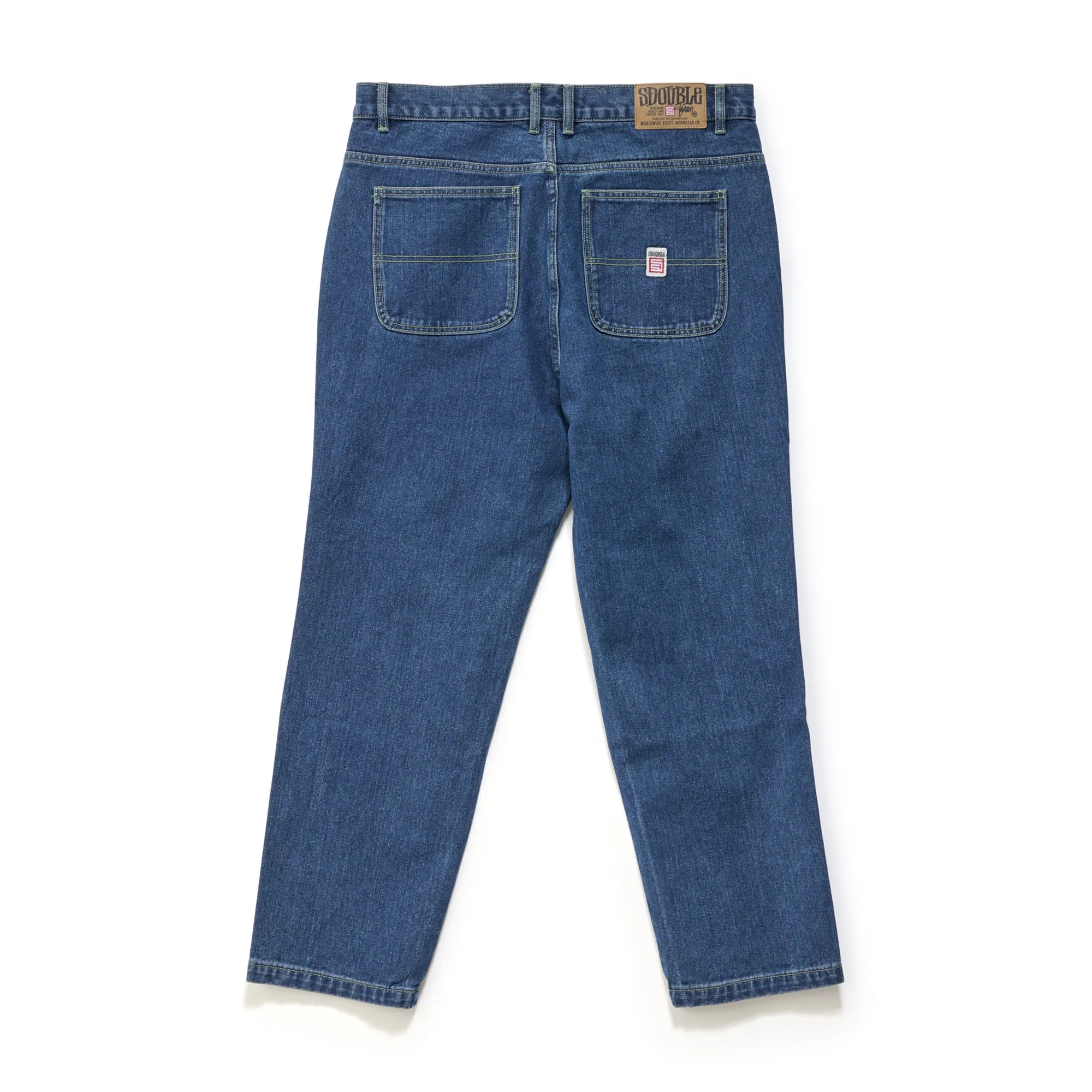 S/DOUBLE Denim Standard Jean One Wash Blue
