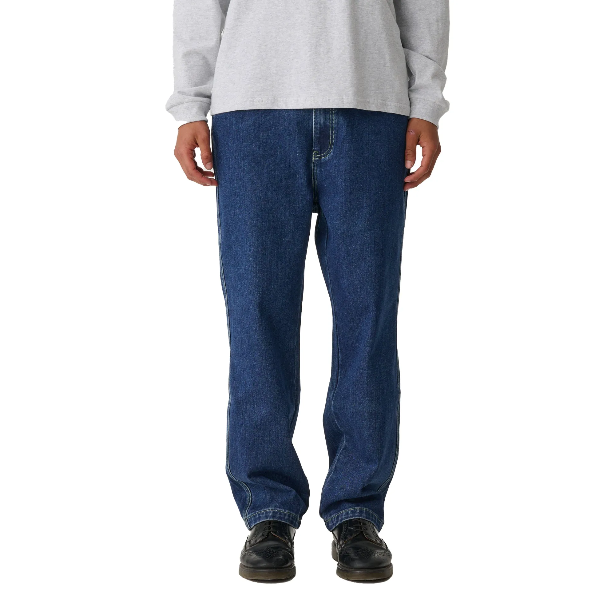 S/DOUBLE Denim Standard Jean One Wash Blue